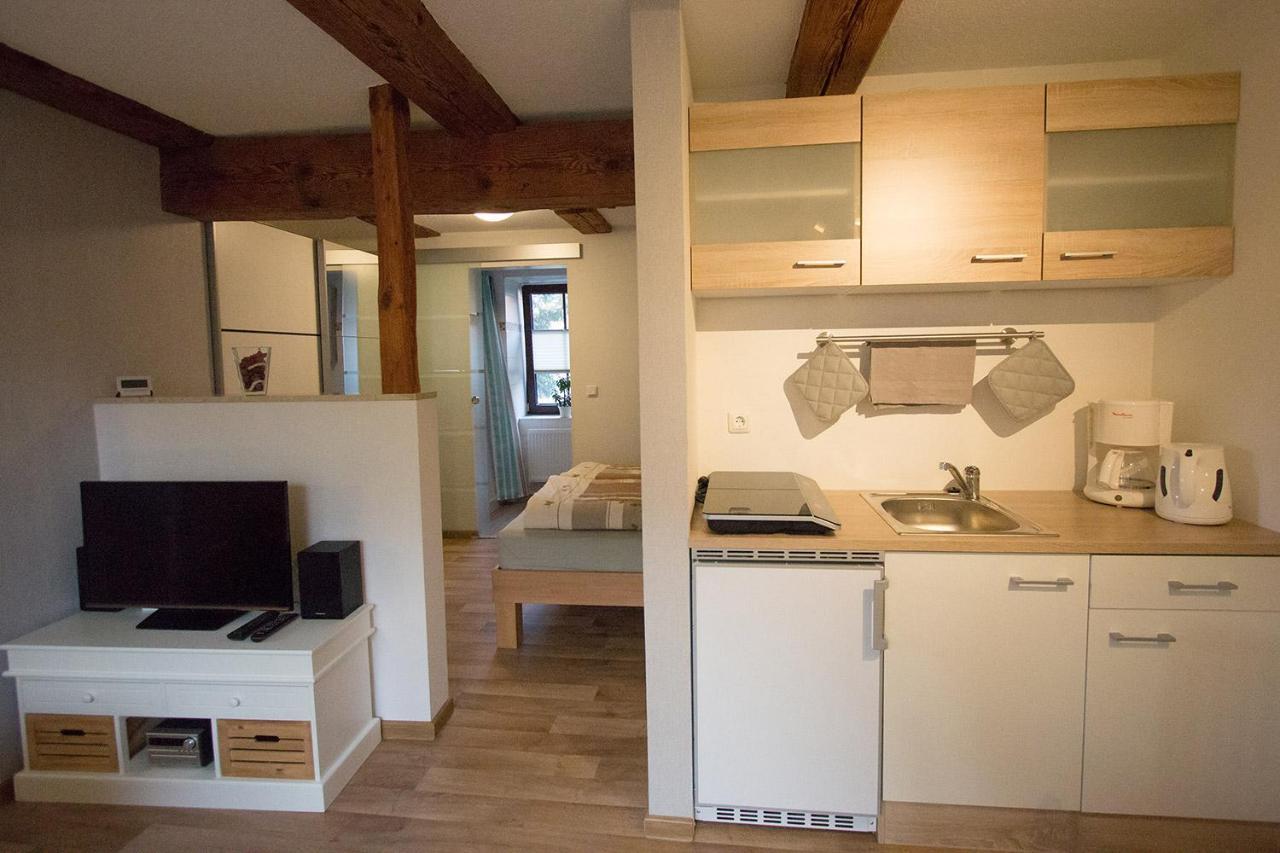 Ferienwohnung Alte Gaertnerei Thale Exterior photo